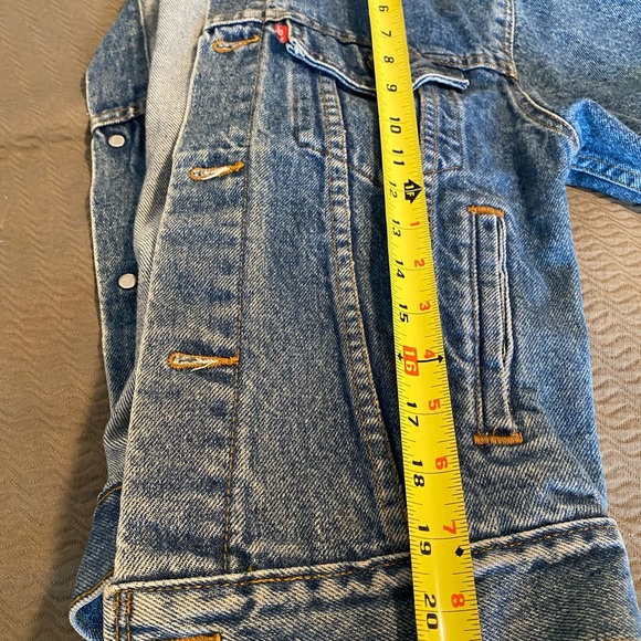 Levi’s type 3 denim Trucker jacket Vintage 80’s women’s M red tab “R” 57508 0218 - Picture 9 of 12